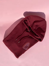 Load image into Gallery viewer, Felpa con cappuccio bordeaux e ricamo*LIMITED EDITION