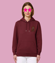 Load image into Gallery viewer, Felpa con cappuccio bordeaux e ricamo*LIMITED EDITION