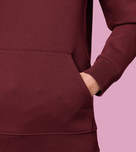 Load image into Gallery viewer, Felpa con cappuccio bordeaux e ricamo*LIMITED EDITION