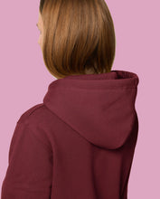 Load image into Gallery viewer, Felpa con cappuccio bordeaux e ricamo*LIMITED EDITION