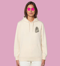 Carica l'immagine nel visualizzatore di Gallery, Felpa con cappuccio panna e ricamo*LIMITED EDITION